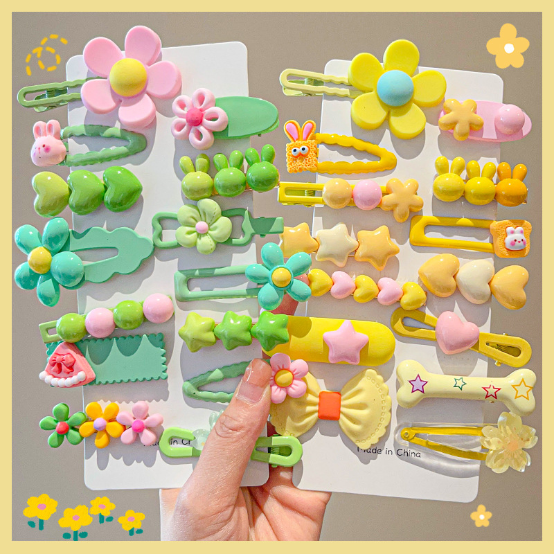 Home Decor Yellow - 14Pcs/Set Candy Color Cartoon Bowknot Flower