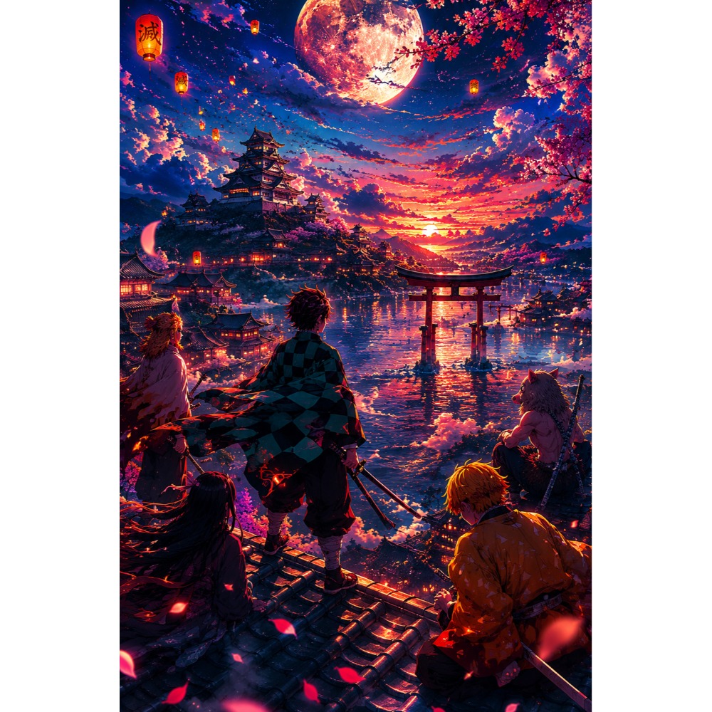 Home Decor Under 500 - 500/1000/1200/2000PCS Puzzle Cherry Blossoms Under The