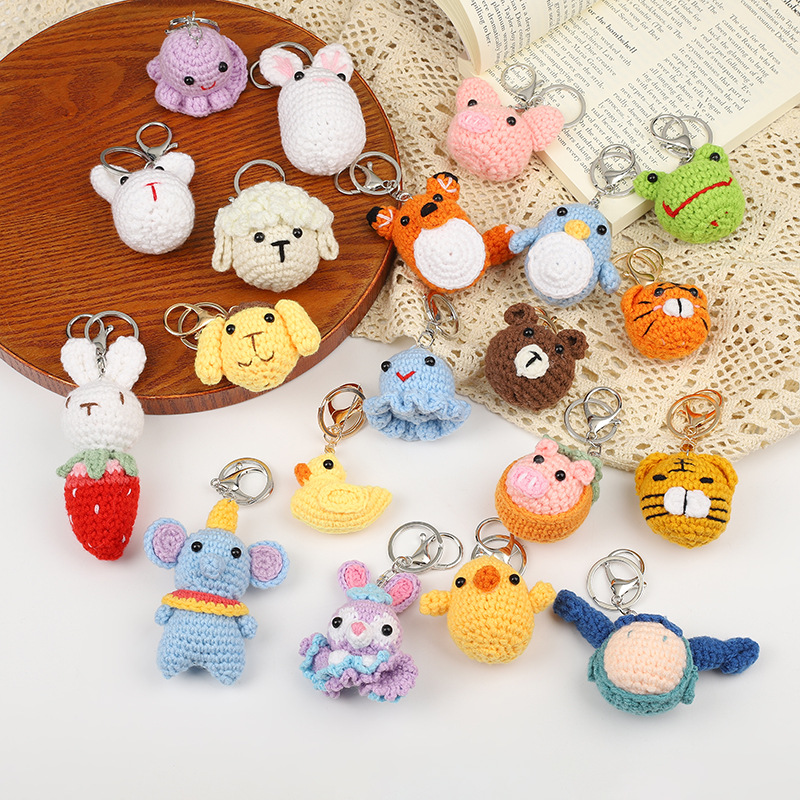 Home Decor Korea - New Cartoon Hand Crocheted Wool Bear