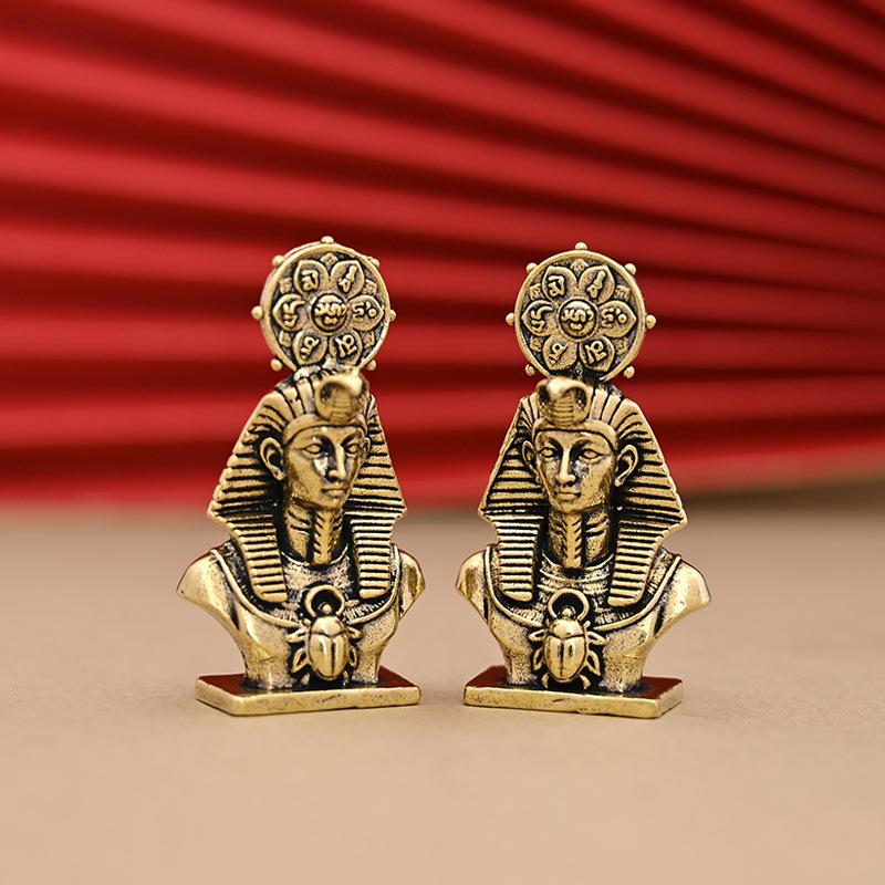 Home Decor Korea - Solid Brass Vintage Mummy Ancient Egypt