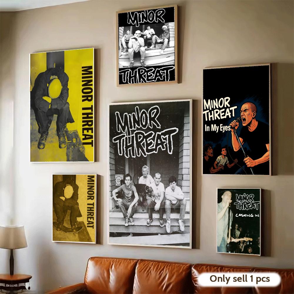 Rock Band M-Minor Threat Poste - Home Decor Living Room Ideas recension och pris