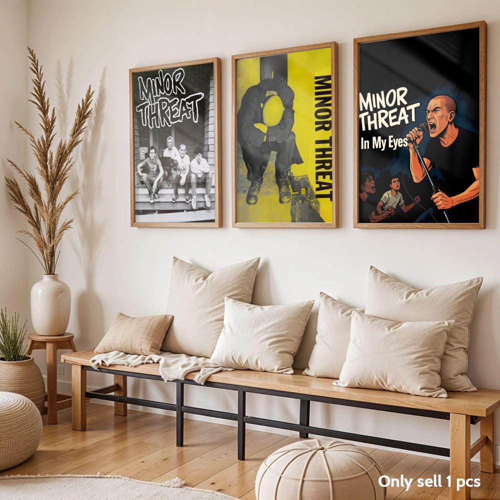 Rock Band M-Minor Threat Poste - Home Decor Living Room Ideas recension och pris