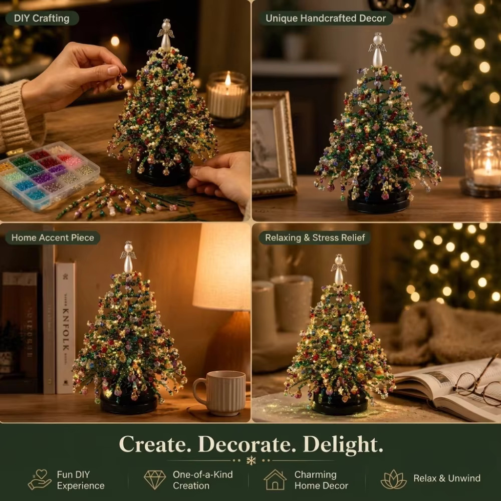 DIY Christmas Tree Bead Kit Be - Home Decor Xmas Tree recension och pris
