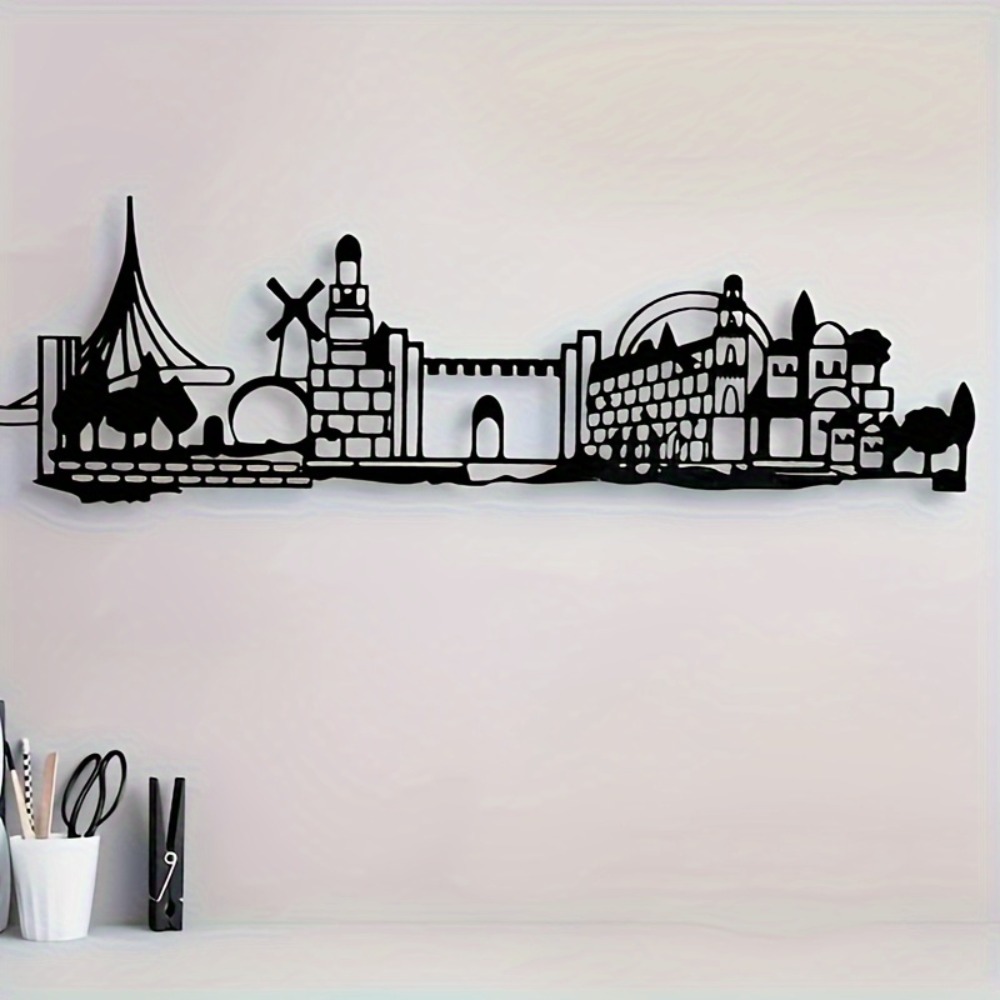 CIFBUY Metal Wall Art Jerusale - Home Decor Wall Art recension och pris