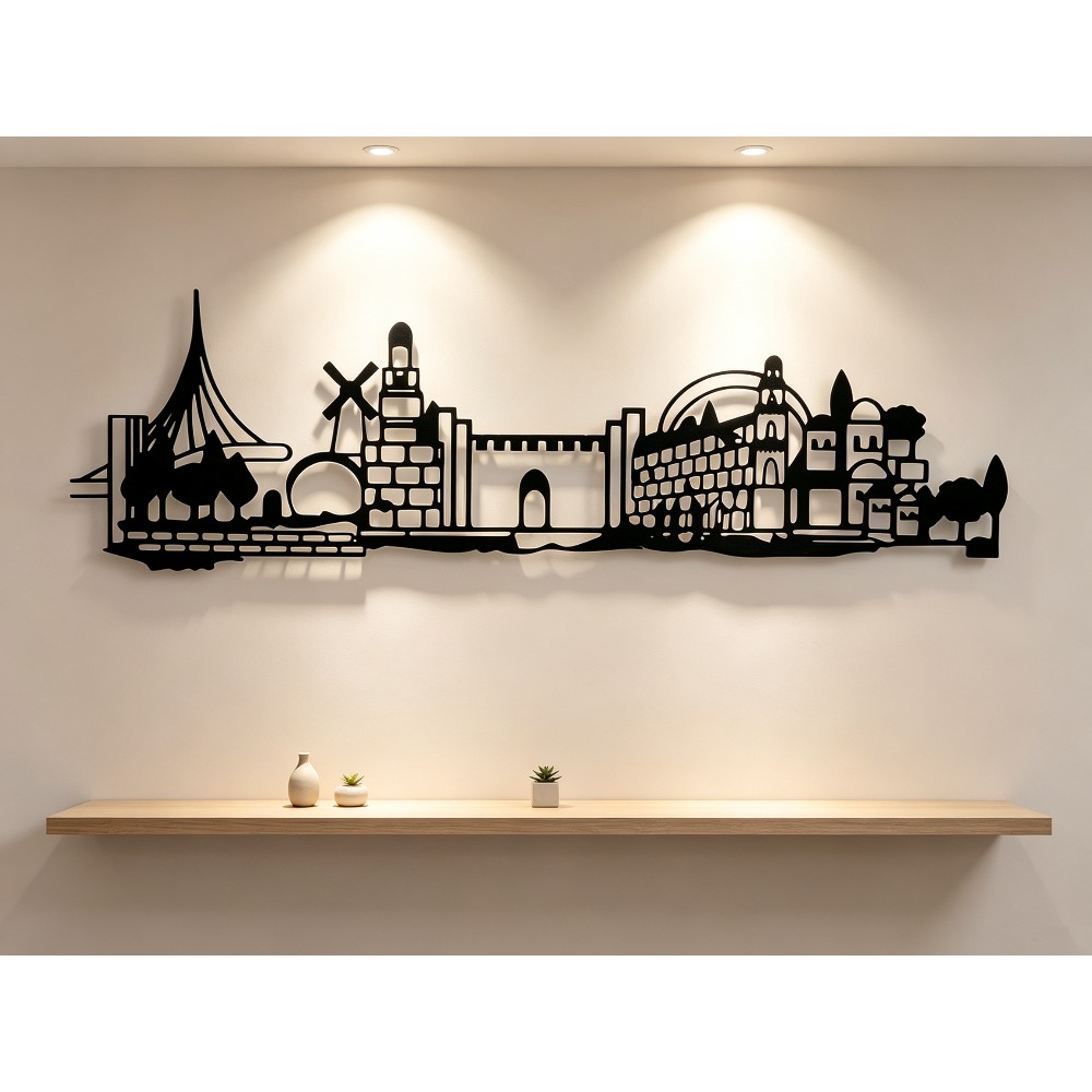 CIFBUY Metal Wall Art Jerusale - Home Decor Wall Art recension och pris
