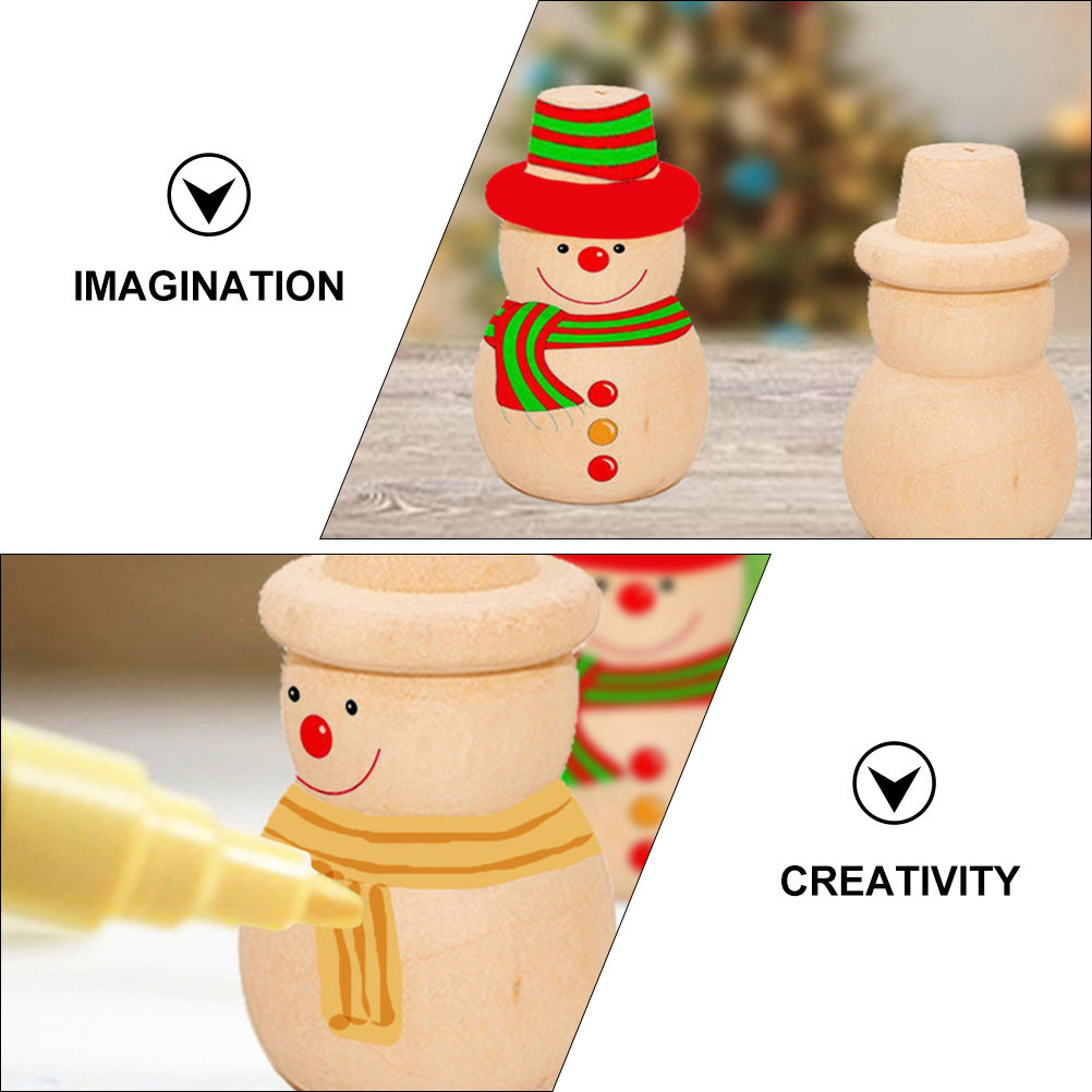20Pcs Handmade Coloring Puppet - Home Decor Xmas Tree recension och pris