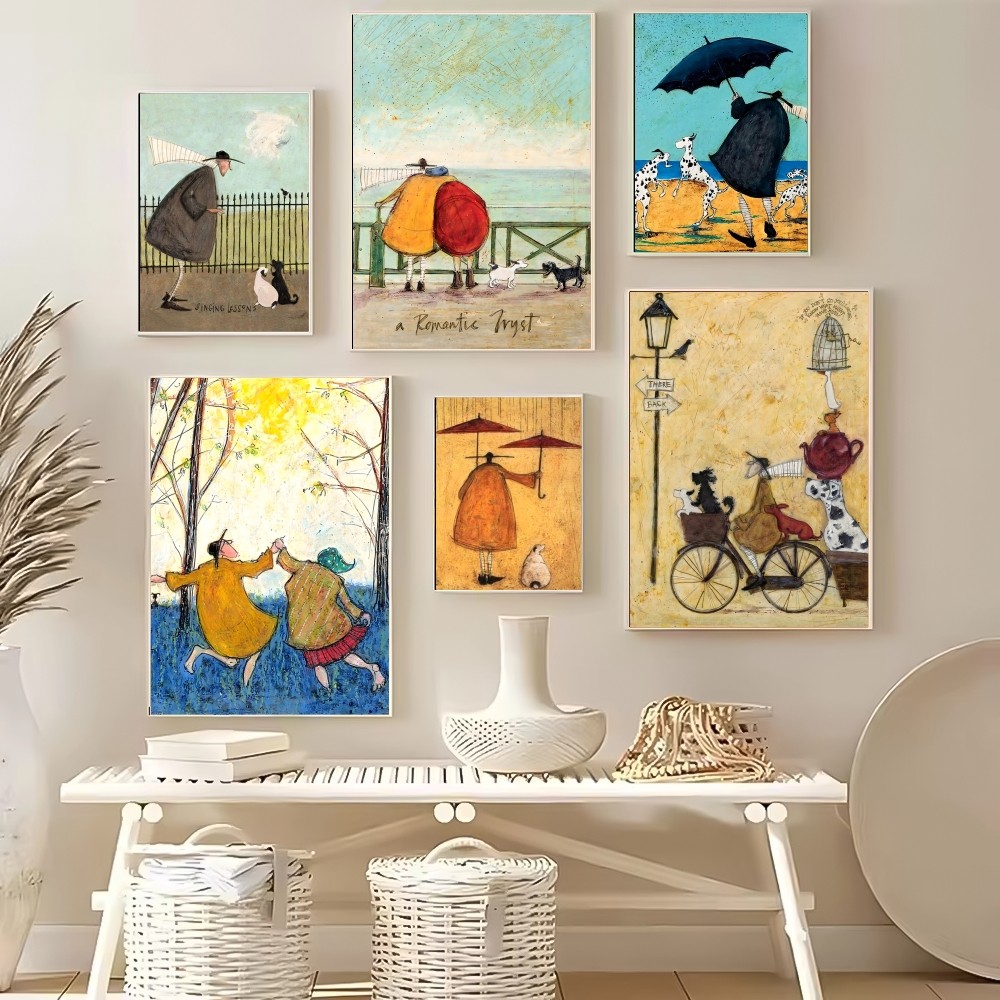 1PC S-Sam T-Toft Art Poster Mu - Home Decor Living Room Ideas recension och pris