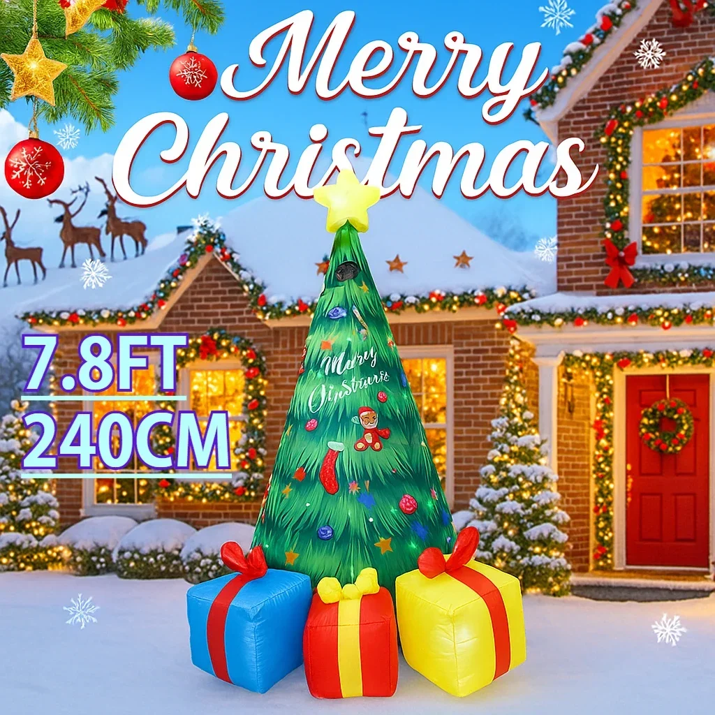 7.8FT Inflatable Christmas Tre - Home Decor Xmas Tree recension och pris