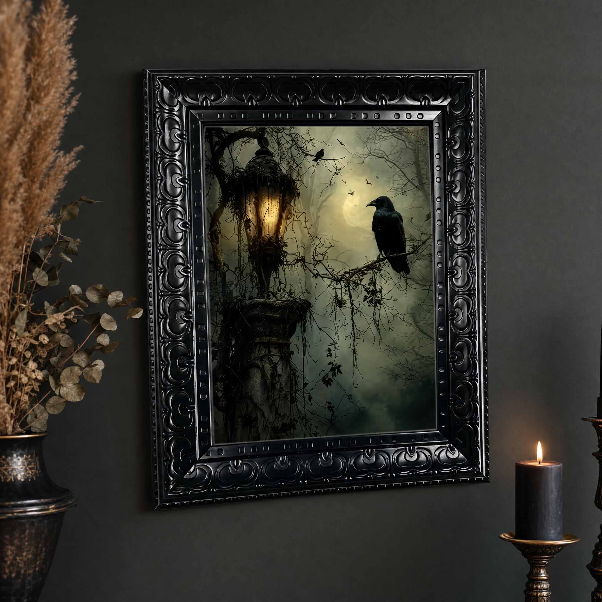 Halloween Wall Art, Framed Can - Geometric Wall Art recension och pris