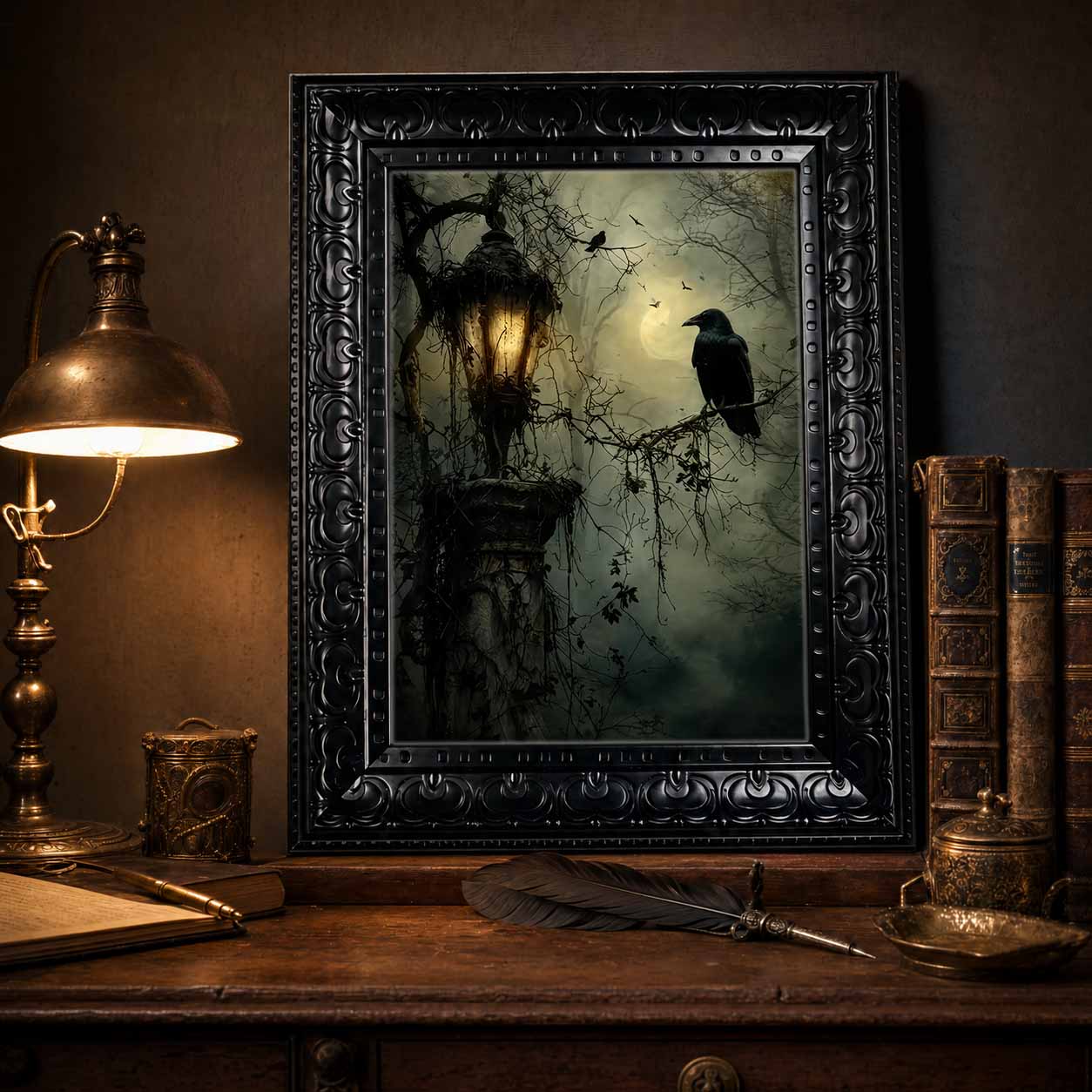 Halloween Wall Art, Framed Can - Geometric Wall Art recension och pris