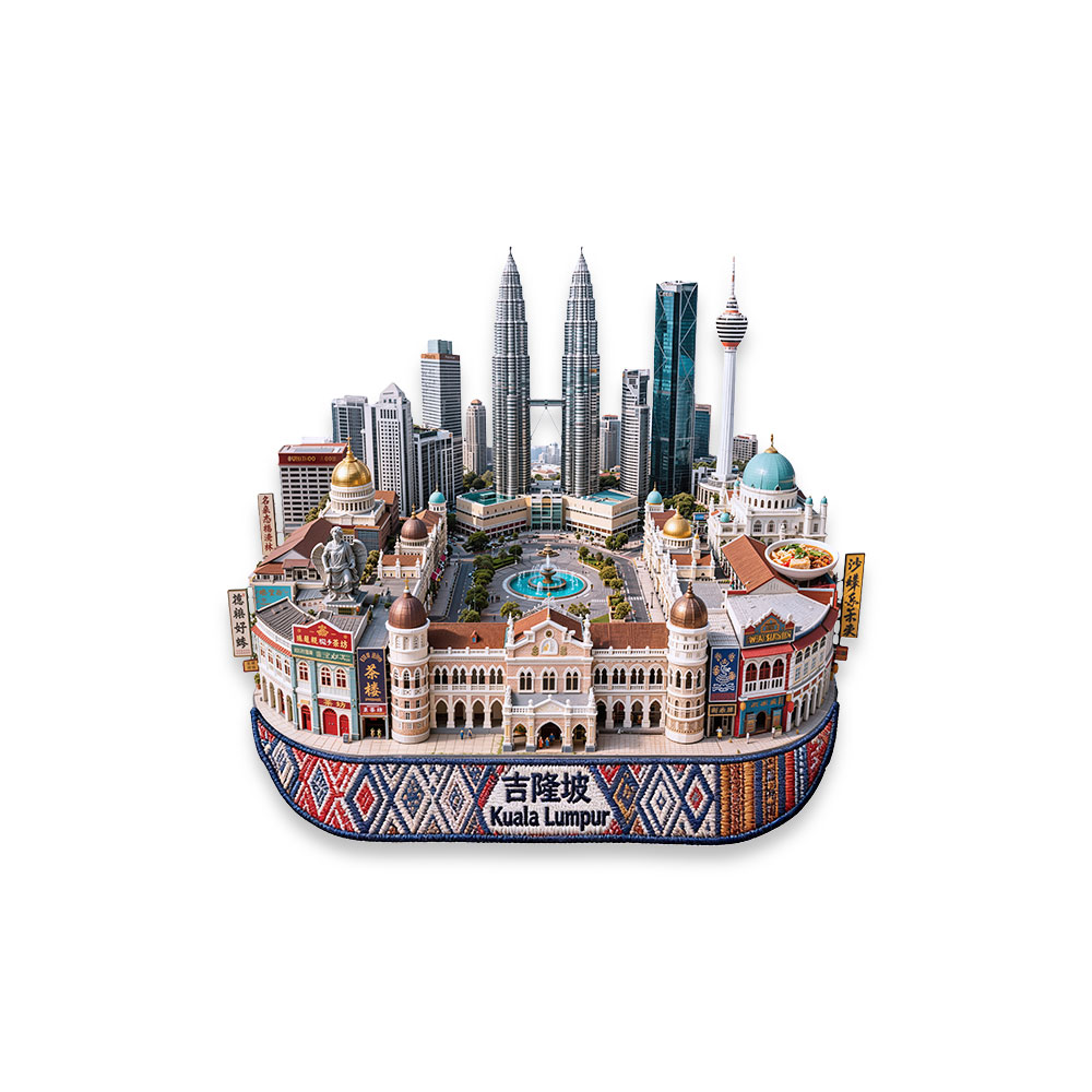Kuala Lumpur Metal Fridge Magn - Home Decor Kuala Lumpur recension och pris