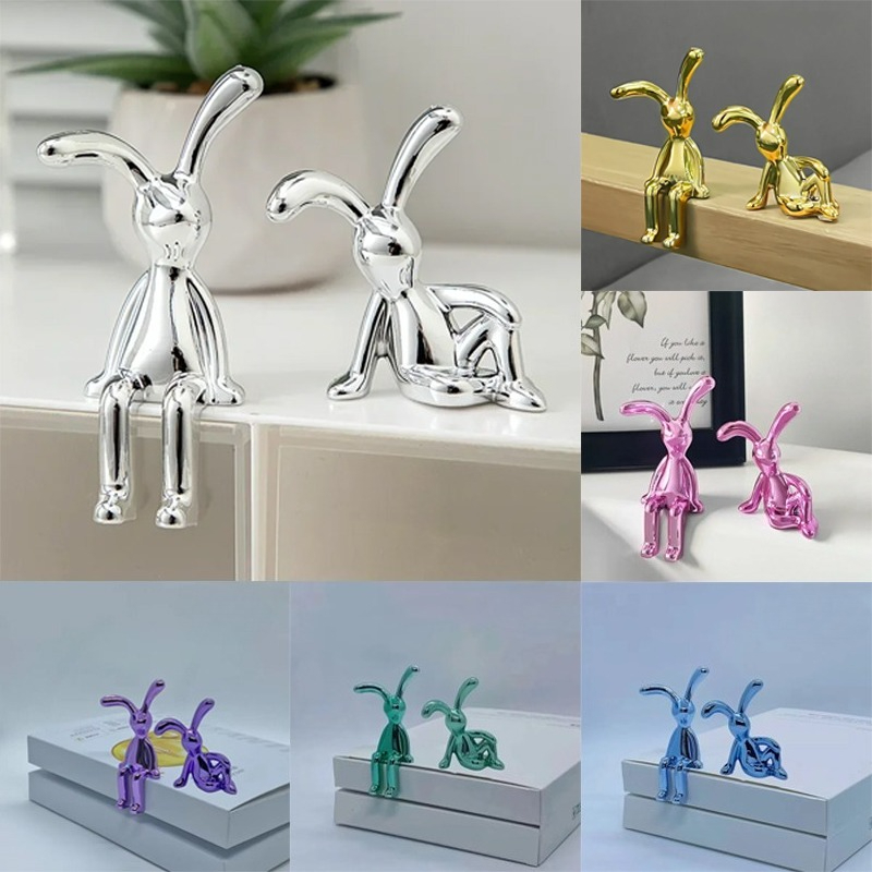 1/2PCS Gold Silver Long Eared  - Home Decor Korea recension och pris