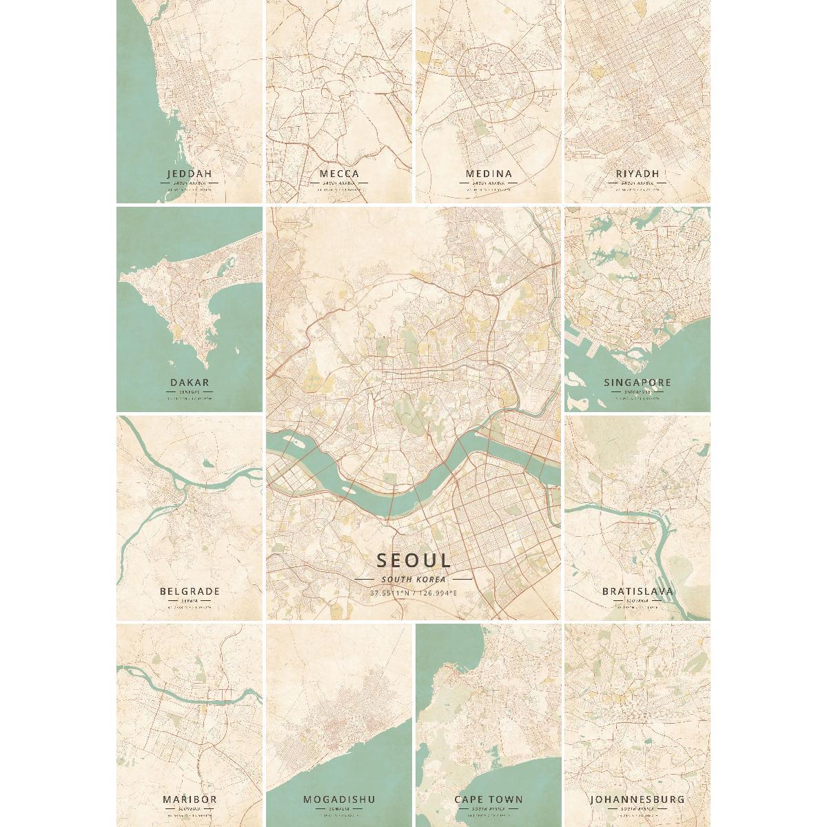Jeddah Saudi Arabia City Map P - Home Decor Jeddah recension och pris