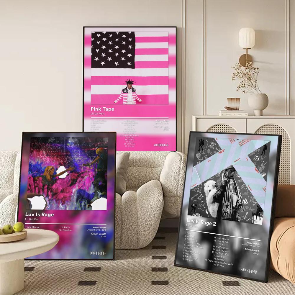 Lil U-Uzi V-Vert Album Poster  - Home Decor Living Room Ideas recension och pris