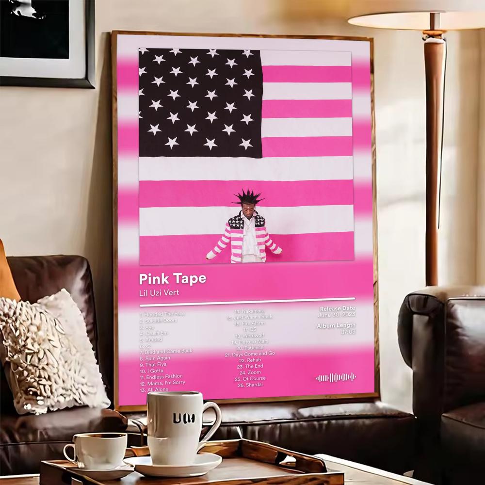 Lil U-Uzi V-Vert Album Poster  - Home Decor Living Room Ideas recension och pris