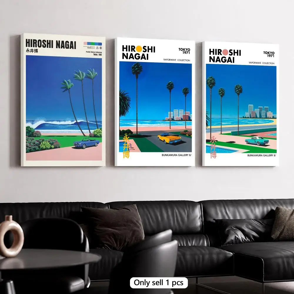H-Hiroshi Nagai Coastal City S - Geometric Wall Art recension och pris