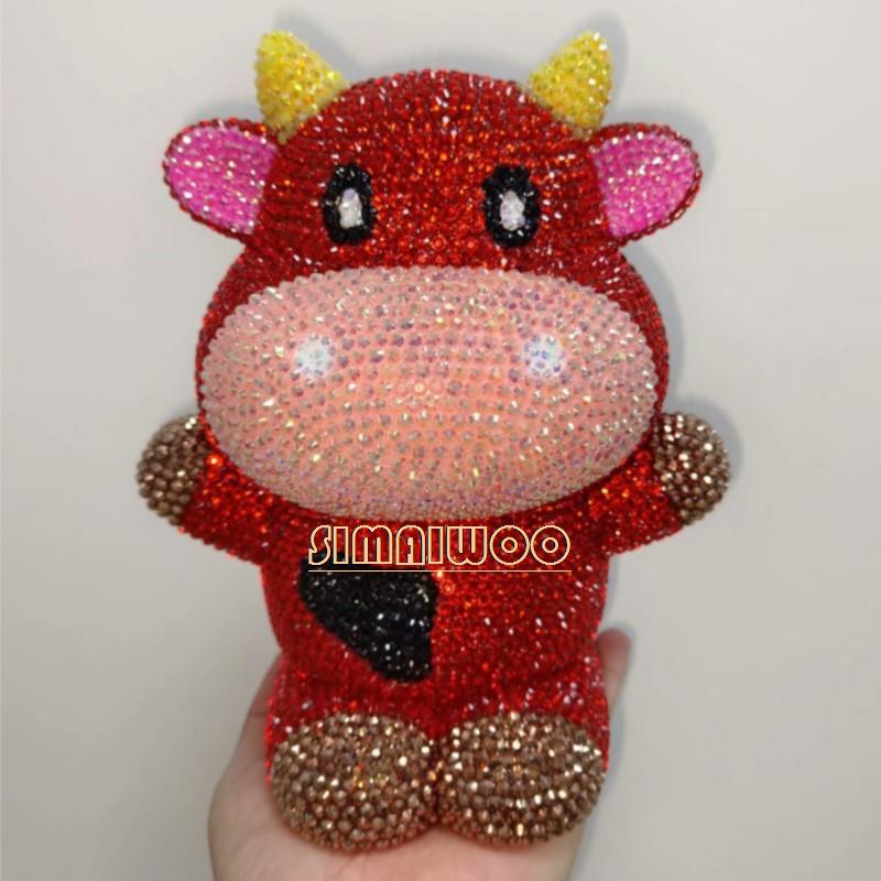 DIY Rhinestone Art Cow Doll To - Home Decor Exhibition recension och pris