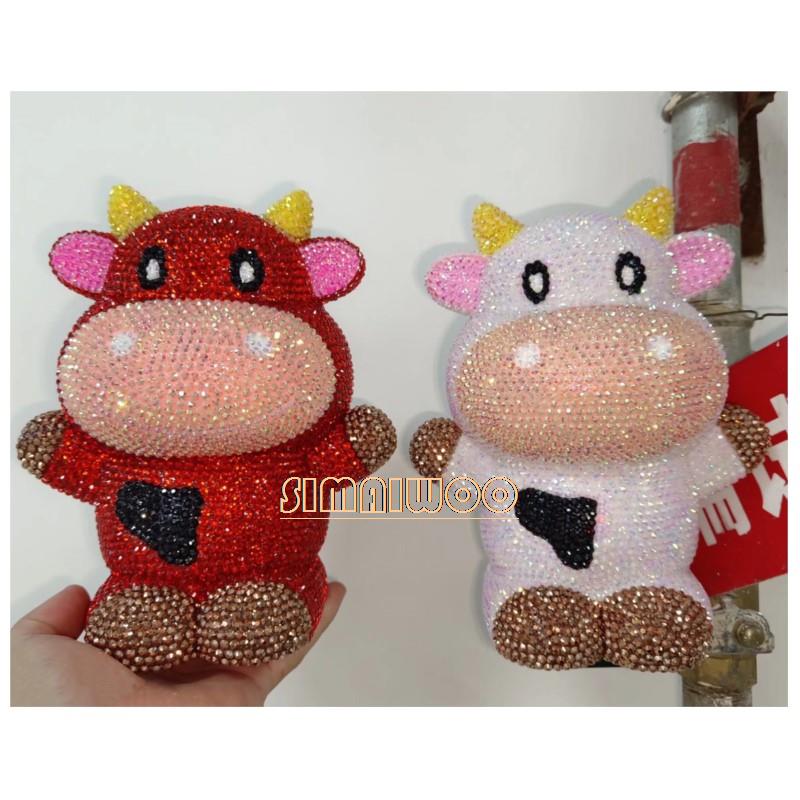 DIY Rhinestone Art Cow Doll To - Home Decor Exhibition recension och pris