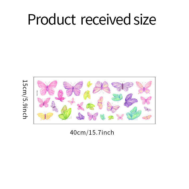 Romantic Butterfly Wall Sticke - Home Decor Indonesia recension och pris
