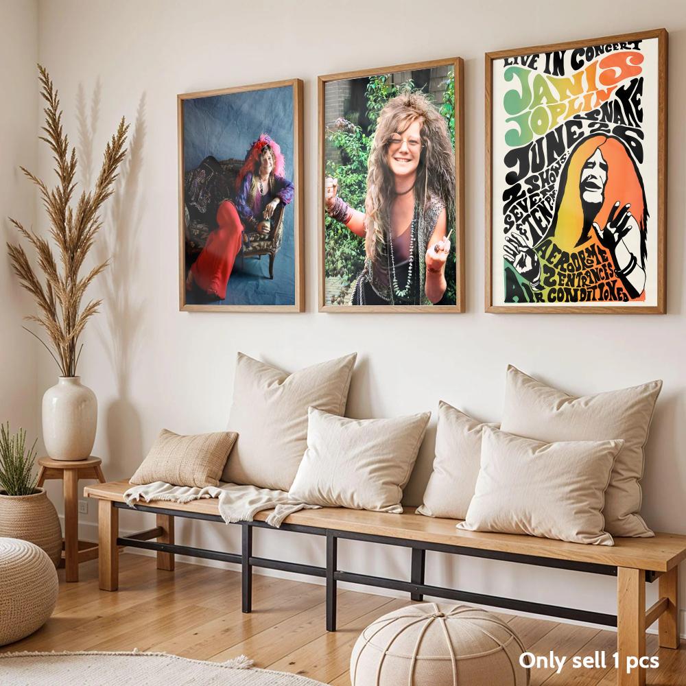 American Singer J-Janis Joplin - Home Decor Living Room Ideas recension och pris