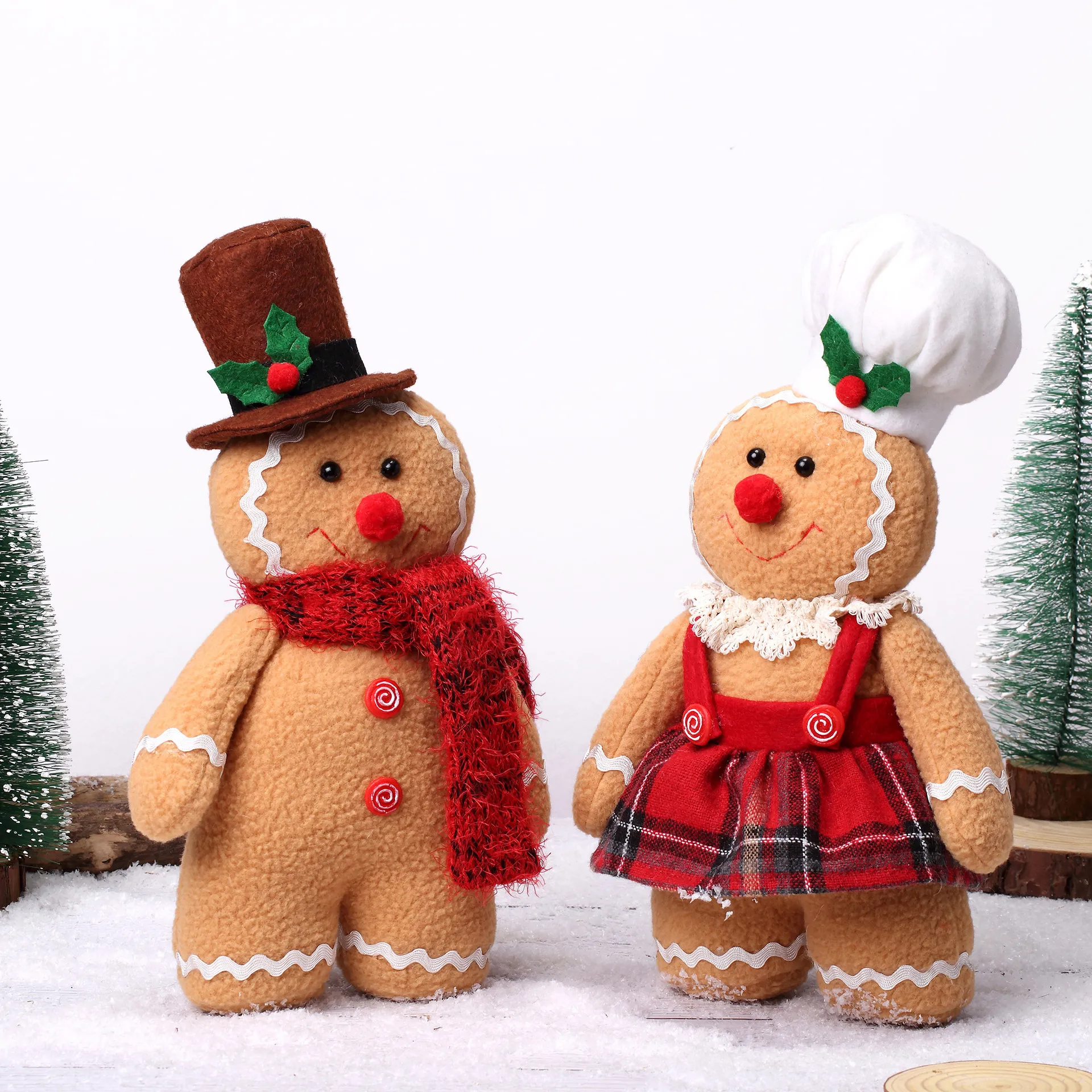 Large Gingerbread Man Doll Chr - Home Decor Xmas Tree recension och pris
