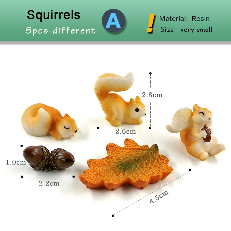 Forest Simulated Squirrel Mini - Home Decor Korea recension och pris