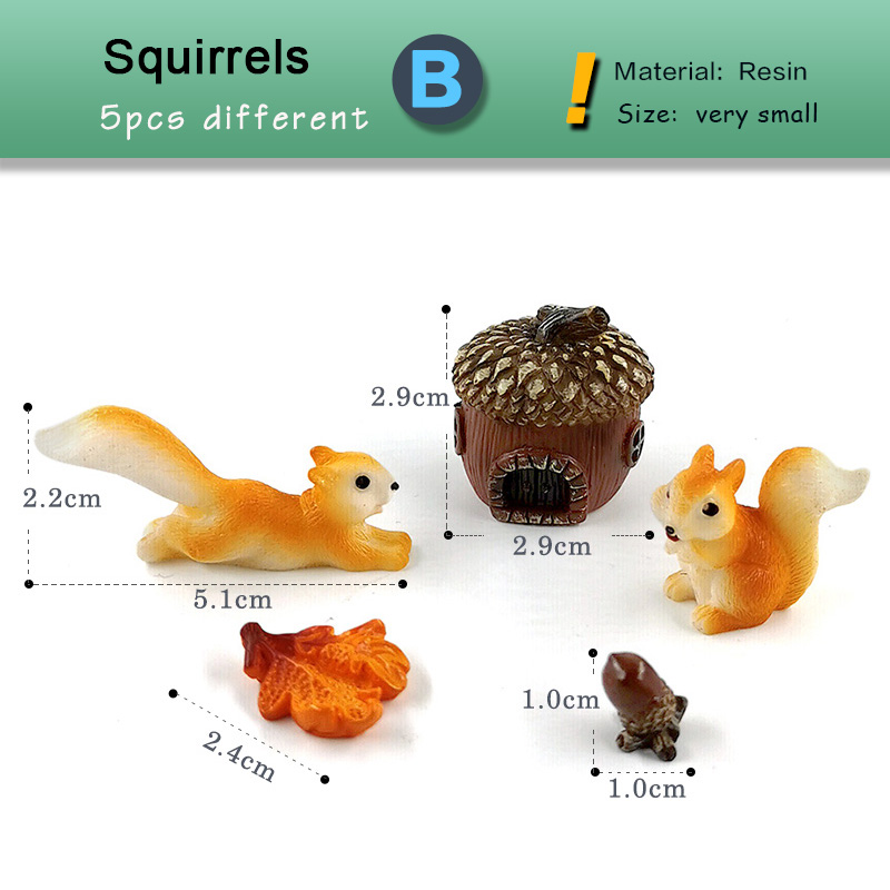 Forest Simulated Squirrel Mini - Home Decor Korea recension och pris