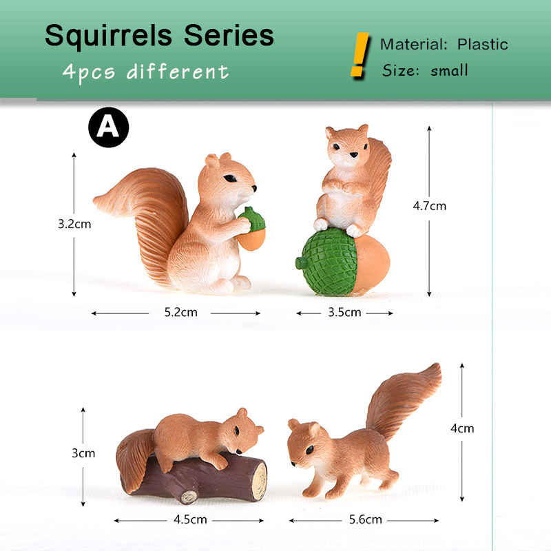 Forest Simulated Squirrel Mini - Home Decor Korea recension och pris