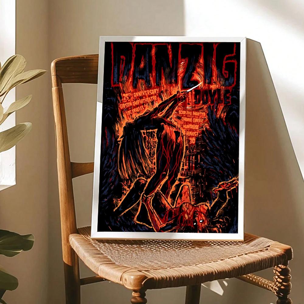Heavy Metal Band D-Danzig Post - Home Decor Living Room Ideas recension och pris