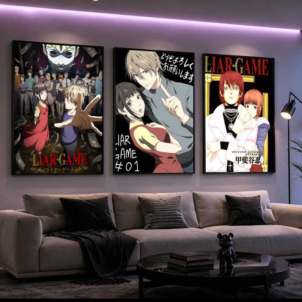 manga Liar Game Poster Poster  - Home Decor Living Room Ideas recension och pris