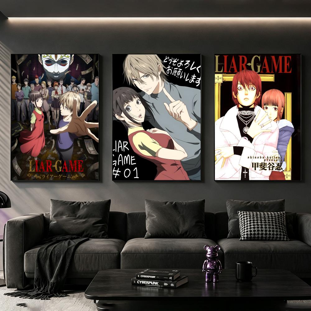 manga Liar Game Poster Poster  - Home Decor Living Room Ideas recension och pris