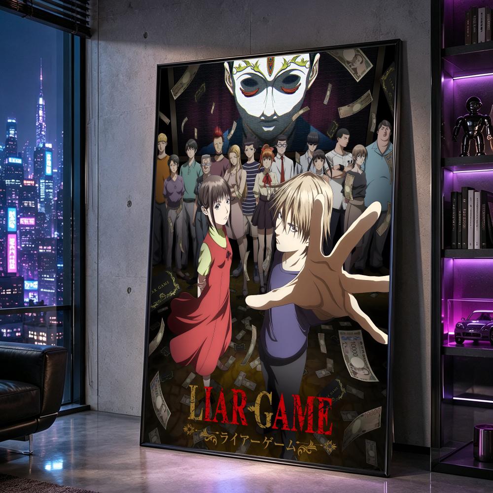 manga Liar Game Poster Poster  - Home Decor Living Room Ideas recension och pris