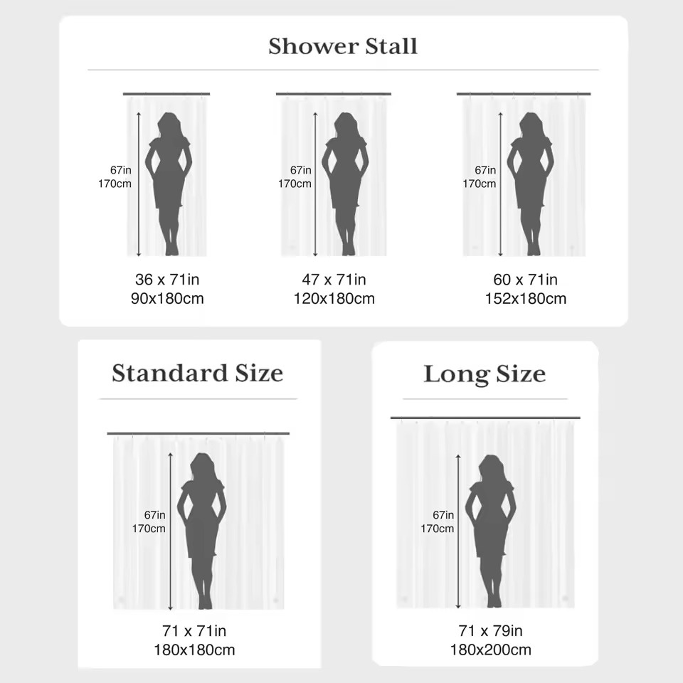 Rural Pastoral Scenery Shower  - Home Decor Canggu recension och pris