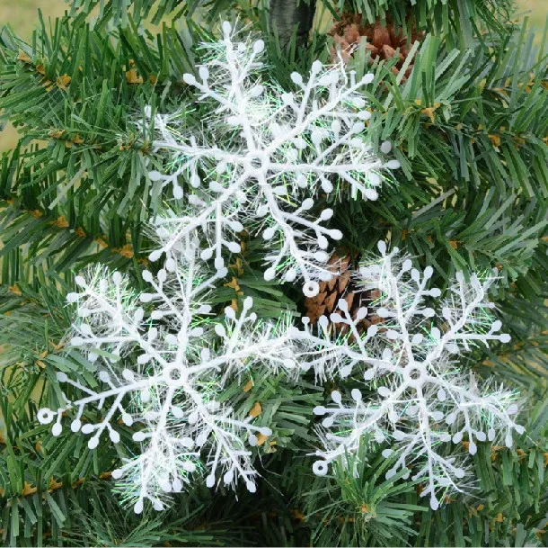 30pcs Christmas Snowflake Orna - Home Decor Xmas Tree recension och pris