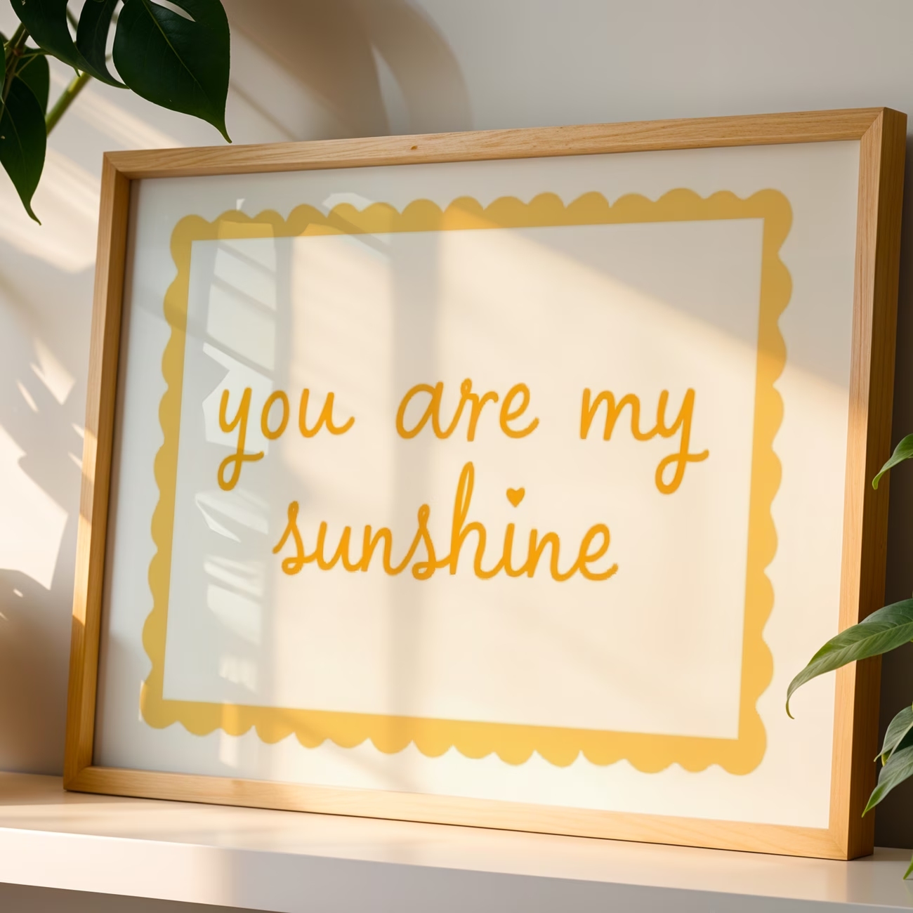 Modern You Are My Sunshine Quo - Home Decor Yellow recension och pris