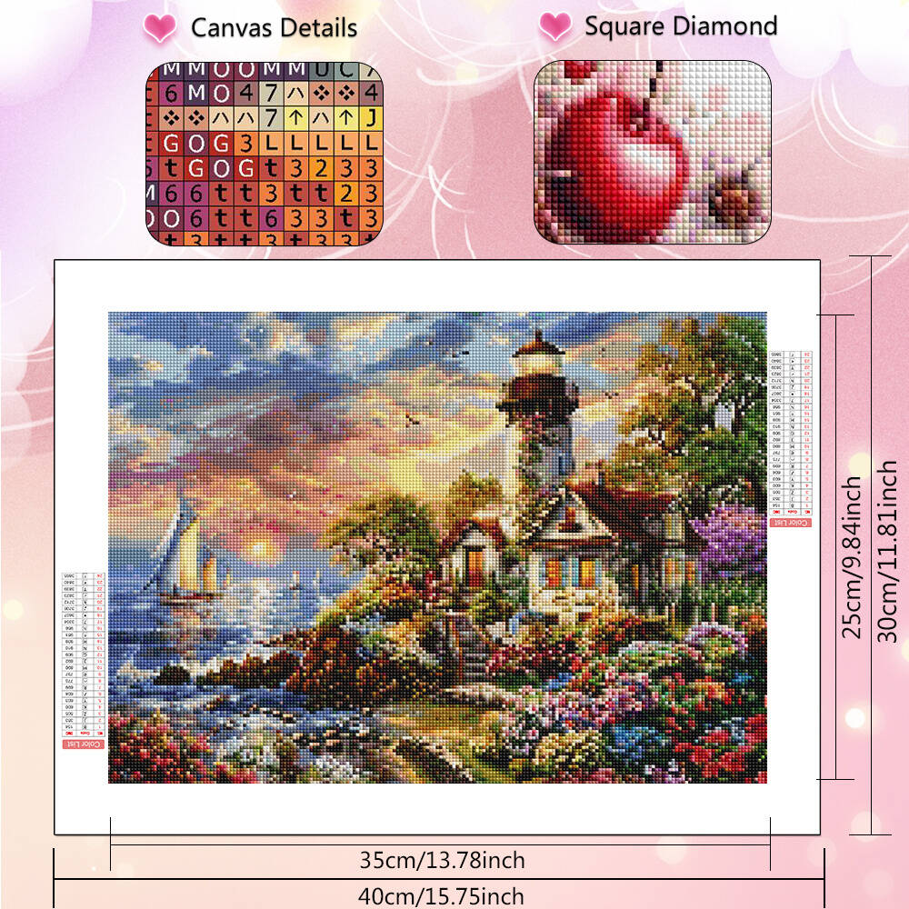 HUACAN Diamond Painting Kits S - Home Decor Korea recension och pris