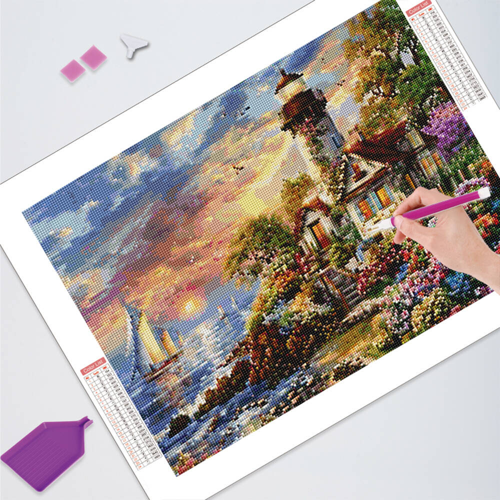 HUACAN Diamond Painting Kits S - Home Decor Korea recension och pris
