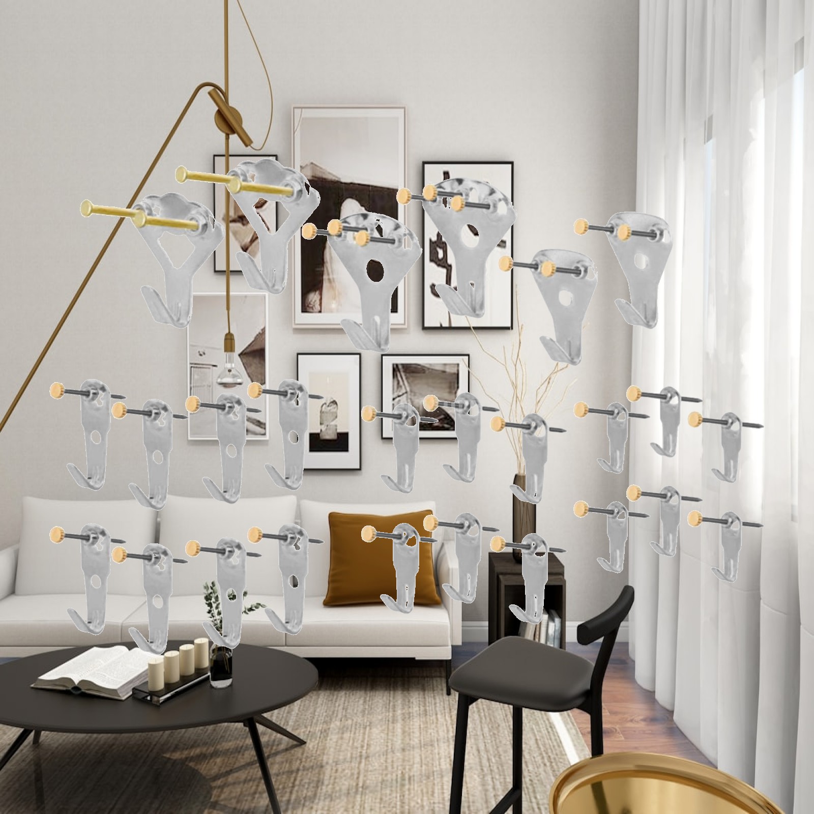 Metal Picture Hangers Wall Han - Home Decor Exhibition recension och pris