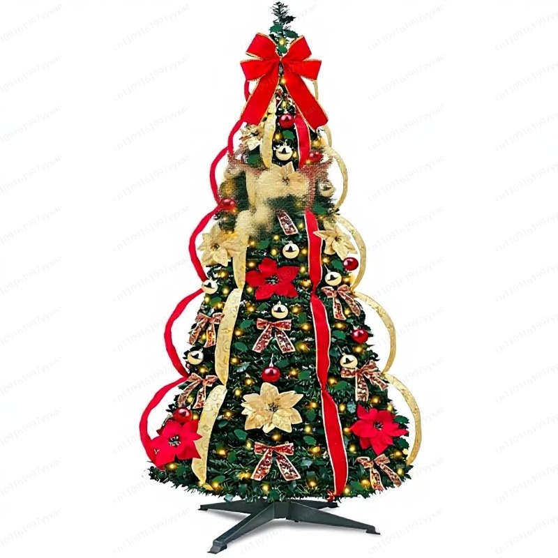 180CM Pre‑Lit Foldable Christm - Home Decor Xmas Tree recension och pris