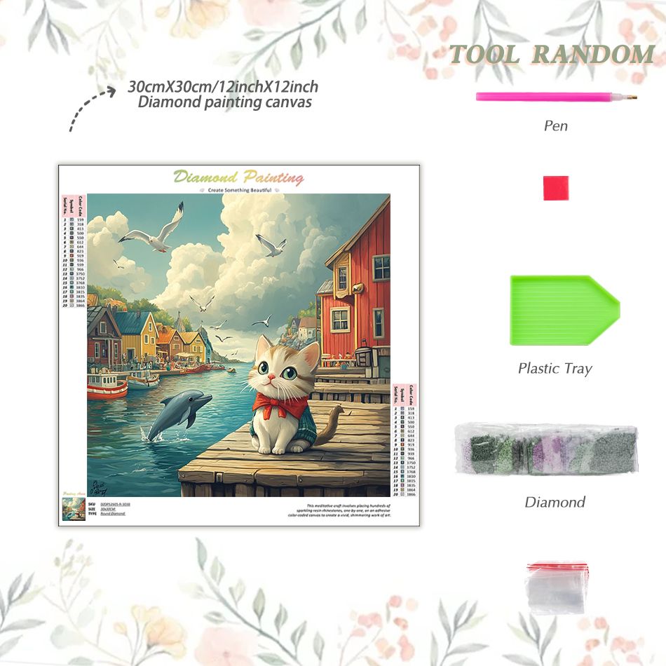 CHENISTORY Cat Diamond Paintin - Home Decor Living Room Ideas recension och pris